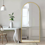 PexFix 69x24 Specchio intero ad arco laterale in lega di alluminio-Con supporto