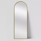 PexFix 69x24 Specchio intero ad arco laterale in lega di alluminio-Con supporto