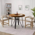 Christopher Knight Home Emily Set da Bar 3 Pezzi Rivestito in Legno e Metallo