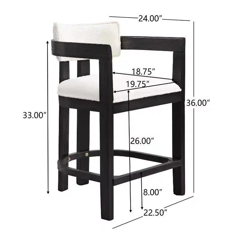 Christopher Knight Home Emily Set da Bar 3 Pezzi Rivestito in Legno e Metallo
