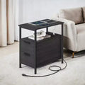 Night Stand Slim Night Stand Narrow Nightstand Narrow Nightstand With Charging Station Side Table With Storage Bedside Table Side Table