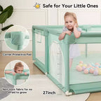 GOTGELIF Box per Bambini 4 Pannelli 79x71 Ampio e Sicuro Box Portatile