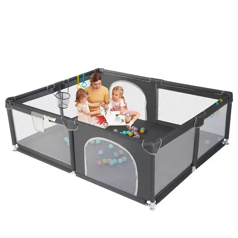 GOTGELIF Box per Bambini 4 Pannelli 79x71 Ampio e Sicuro Box Portatile
