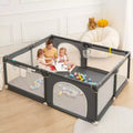 GOTGELIF Box per Bambini 4 Pannelli 79x71 Ampio e Sicuro Box Portatile