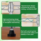 BestMassage Scaffale a 5 livelli Scaffale in filo metallico Unità scaffalatura robusta regolabile Certificato NSF