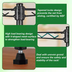 BestMassage Scaffale a 5 livelli Scaffale in filo metallico Unità scaffalatura robusta regolabile Certificato NSF