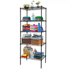 BestMassage 5 Tier Shelves Shelf Wire Shelving Unit Heavy-Duty Adjustable Storage Shelf Certified by NSF