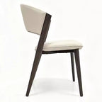 LeisureMod Aspen Series Sedie da pranzo imbottite set da 2 con sedili in pelle e telaio e gambe in ferro nero, moderne per cucina, sala da pranzo, caffè