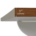 Carrello da Cucina in Legno Whisen Farmhouse con Anta a Ribalta, 2 Ante Scorrevoli Stile Fienile, Porta Asciugamani, Porta Spezie, 3 Cassetti
