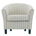 GDFStudio Gabriel Transitional Upholstered Tub Shape Club Chair