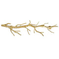 Recycled Aluminum Vertical/Horizontal Branch Coat Rack with Gold Finish - Gold