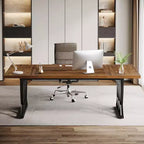 Scrivania direzionale Lantine da 70,86 pollici, scrivania grande per computer, tavolo da studio rettangolare, postazione di lavoro per ufficio domestico