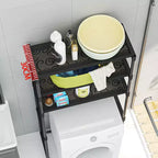 Scaffale portaoggetti sopra il WC, portaoggetti da bagno a 3 ripiani sopra il WC, scaffali da bagno salvaspazio indipendenti sopra il WC per bagno e toilette