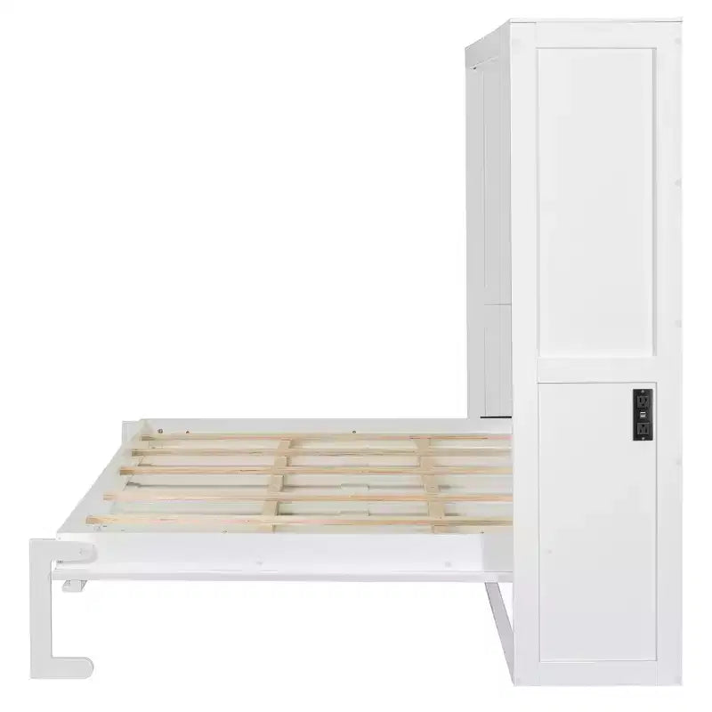 Letto a scomparsa Whisen Modern Design con stazione di ricarica USB