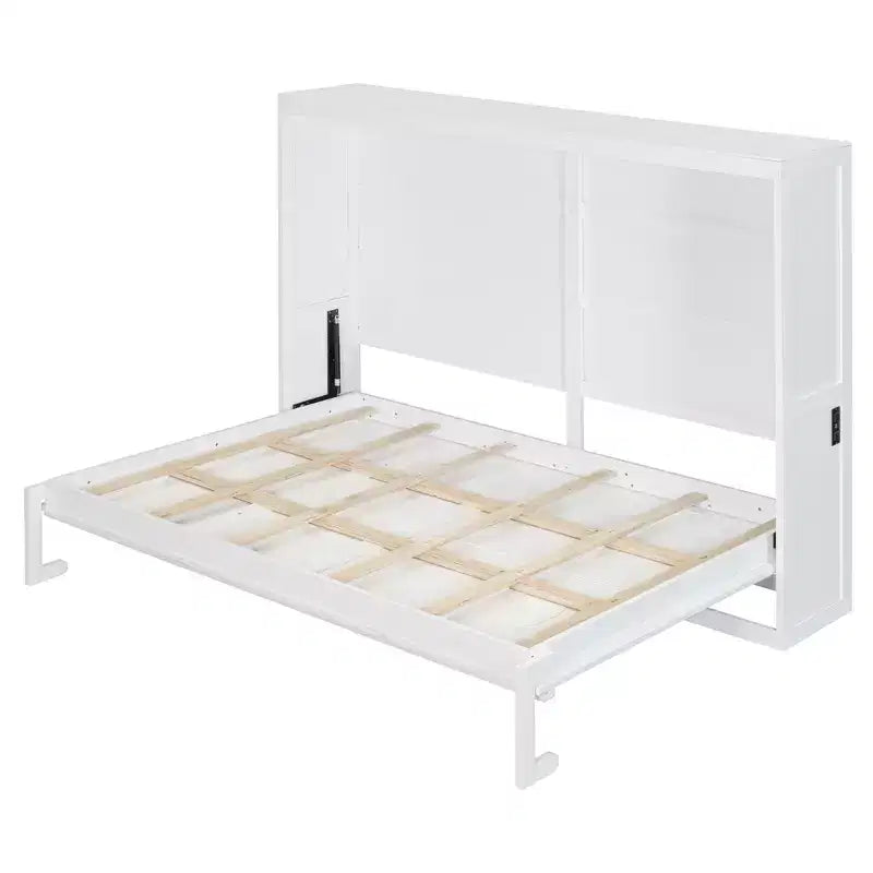 Letto a scomparsa Whisen Modern Design con stazione di ricarica USB