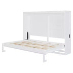 Letto a scomparsa Whisen Modern Design con stazione di ricarica USB
