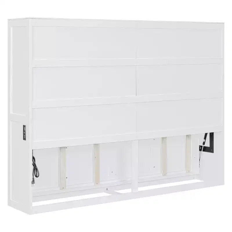 Letto a scomparsa Whisen Modern Design con stazione di ricarica USB