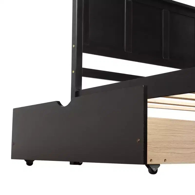 Letto a piattaforma singolo Whisen Modern Wood