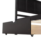 Letto a piattaforma singolo Whisen Modern Wood