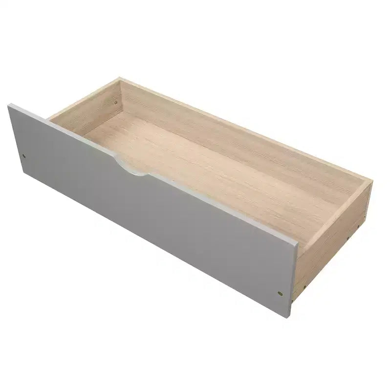 Letto a piattaforma singolo Whisen Modern Wood