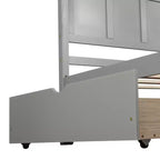 Letto a piattaforma singolo Whisen Modern Wood