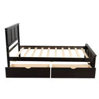 Letto a piattaforma singolo Whisen Modern Wood
