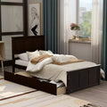 Whisen Modern Wood Twin Size Platform Bed