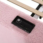 Divano letto imbottito una piazza e mezza/matrimoniale con braccioli portaoggetti, letto estraibile e sistema audio Bluetooth integrato di ultima generazione - ModernLuxe