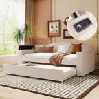 Divano letto imbottito una piazza e mezza/matrimoniale con braccioli portaoggetti, letto estraibile e sistema audio Bluetooth integrato di ultima generazione - ModernLuxe