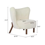 Poltrona Club Imbottita Contemporanea Terrell in Legno di Betulla Christopher Knight Home