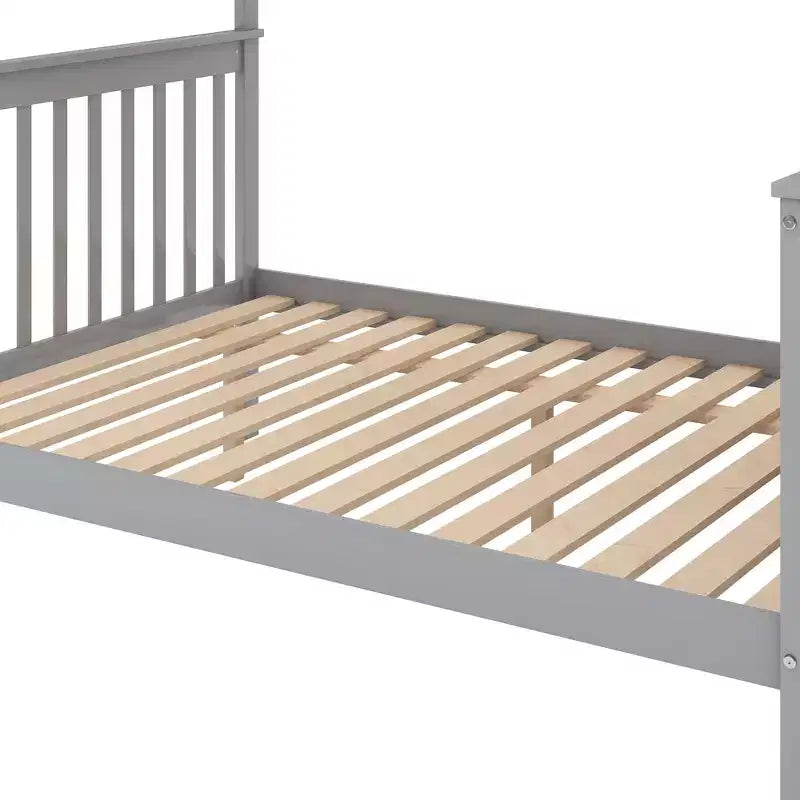 Letto a castello Whisen a una piazza e mezzo con scala e contenitore