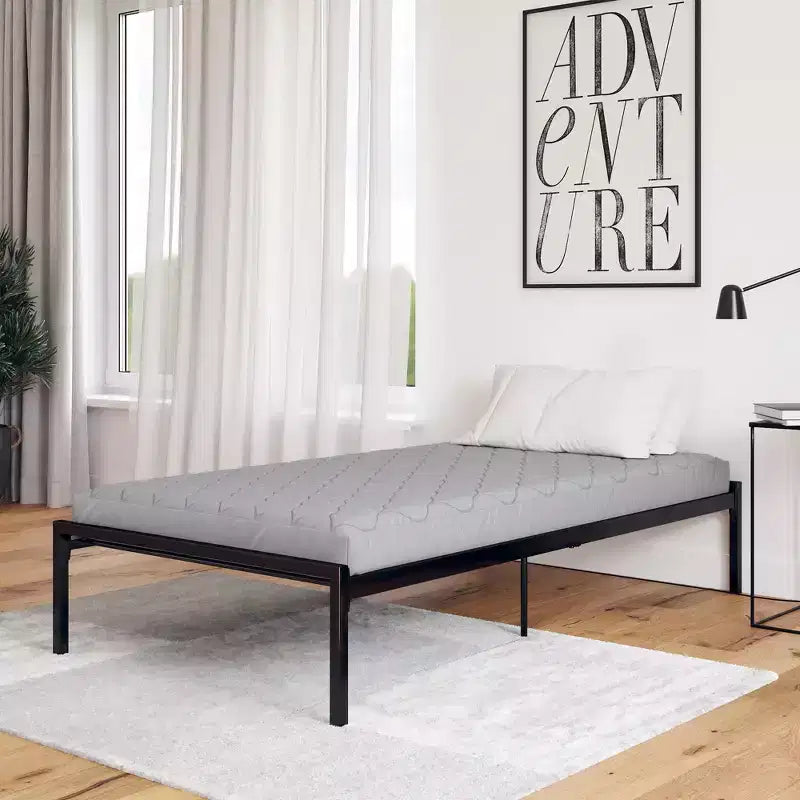 DHP Value 6 Materasso trapuntato con imbottitura in poliestere per letto a castello, singolo, grigio
