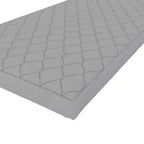 DHP Value 6 Materasso trapuntato con imbottitura in poliestere per letto a castello, singolo, grigio