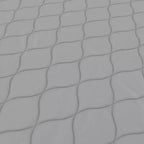 DHP Value 6 Materasso trapuntato con imbottitura in poliestere per letto a castello, singolo, grigio