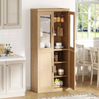 PexFix Armadio / Credenza da Cucina in Legno con Ripiani Regolabili
