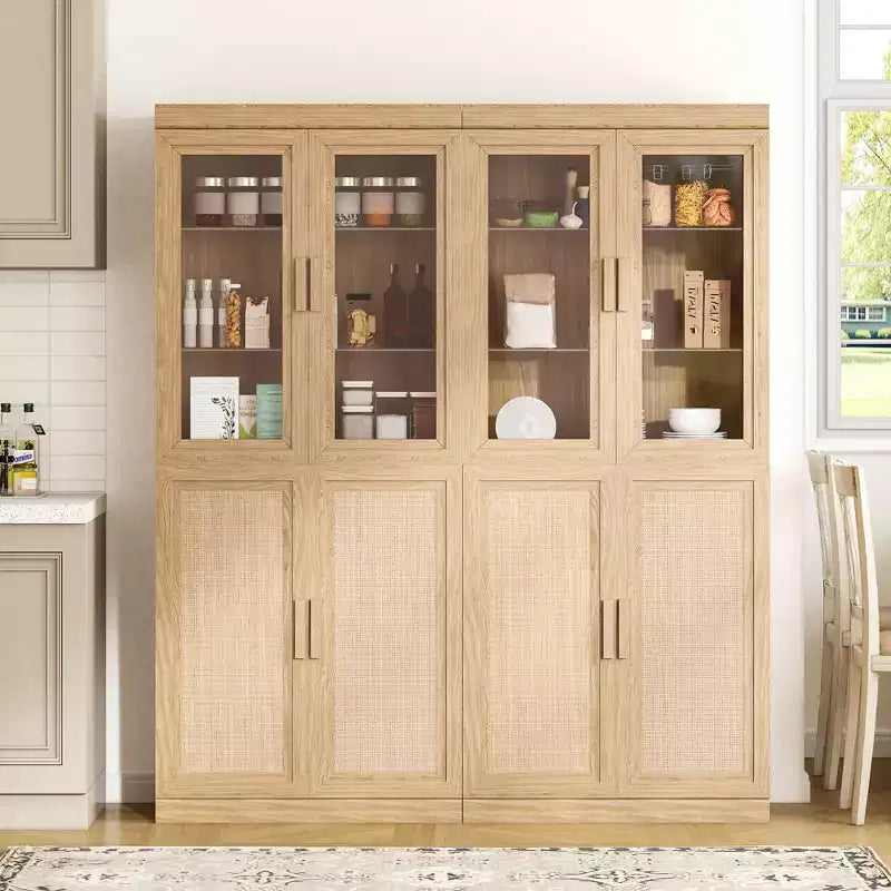 PexFix Armadio / Credenza da Cucina in Legno con Ripiani Regolabili