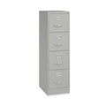 Alera Four-Drawer Economy Vertical File, Letter-Size File Drawers, 15 x 22 x 52, Light Gray