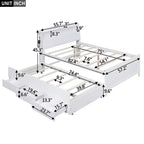 Divano letto matrimoniale imbottito Whisen Modern Design con letto estraibile