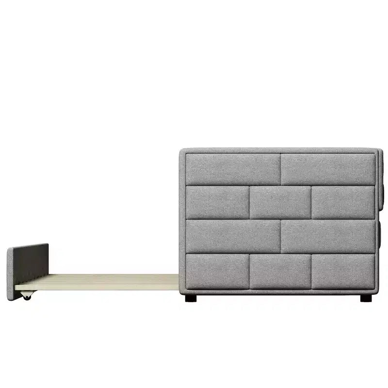 Divano letto matrimoniale imbottito Whisen Modern Design con letto estraibile