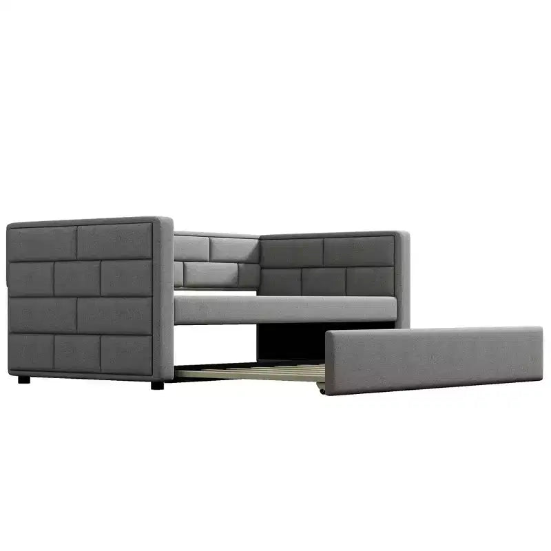 Divano letto matrimoniale imbottito Whisen Modern Design con letto estraibile