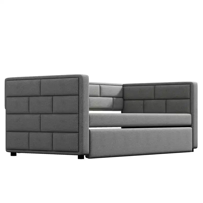 Divano letto matrimoniale imbottito Whisen Modern Design con letto estraibile