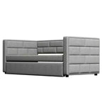 Divano letto matrimoniale imbottito Whisen Modern Design con letto estraibile