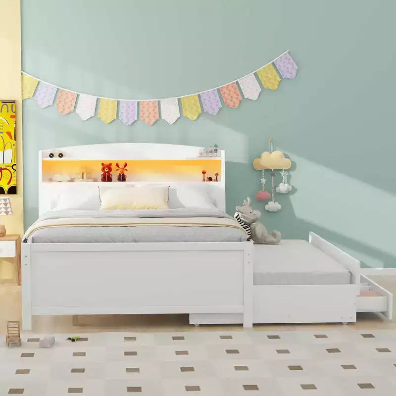 Divano letto matrimoniale imbottito Whisen Modern Design con letto estraibile