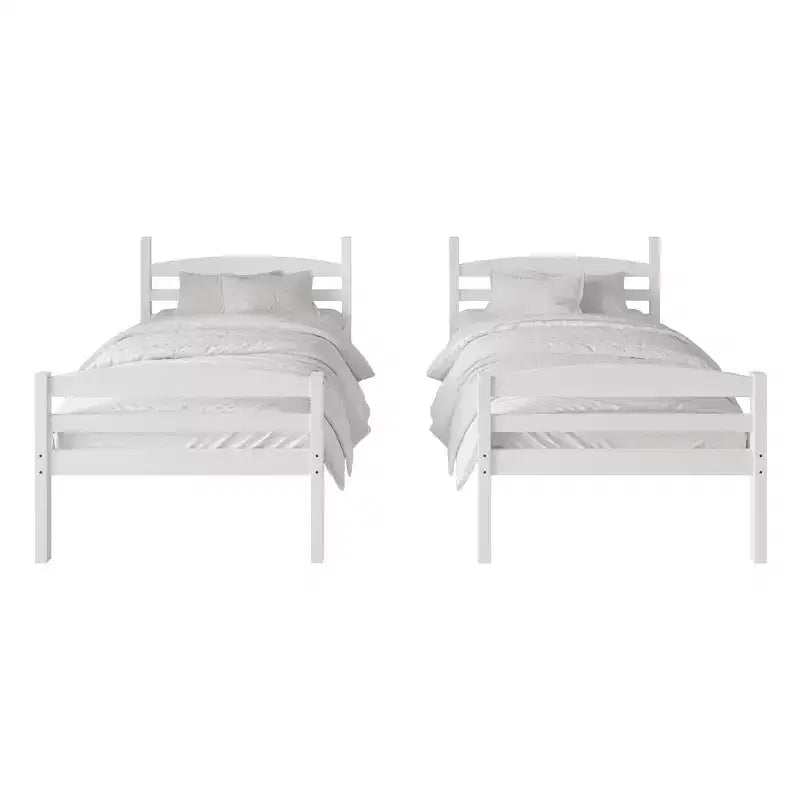 ChaletPosh Letto a Castello in Legno Twin Over Twin