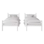 ChaletPosh Letto a Castello in Legno Twin Over Twin
