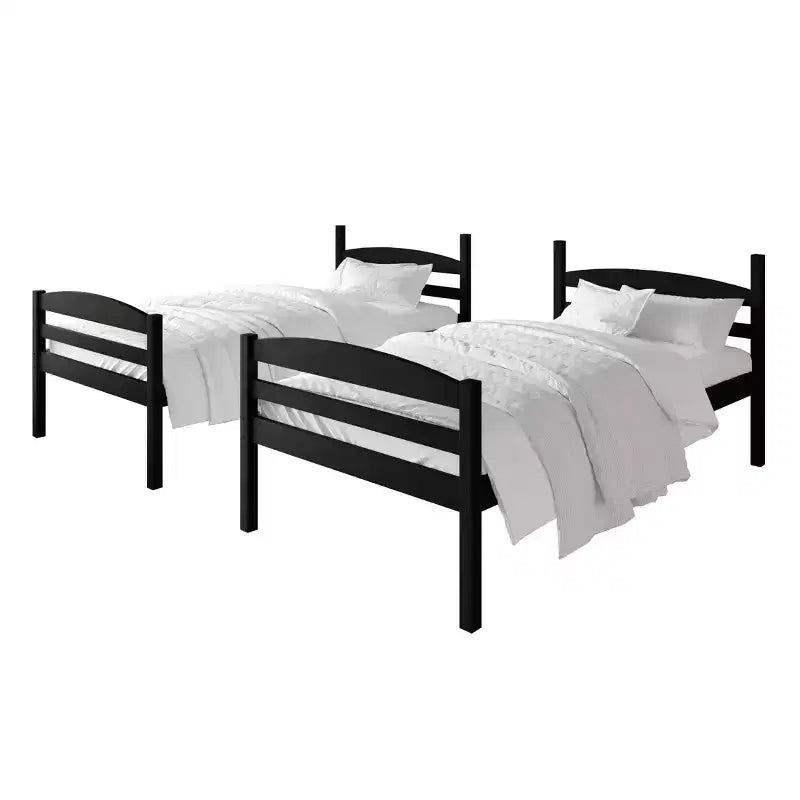 ChaletPosh Letto a Castello in Legno Twin Over Twin