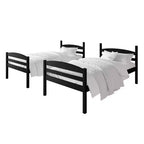 ChaletPosh Letto a Castello in Legno Twin Over Twin