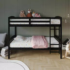 ChaletPosh Twin Over Twin Size Wooden Bunk Bed