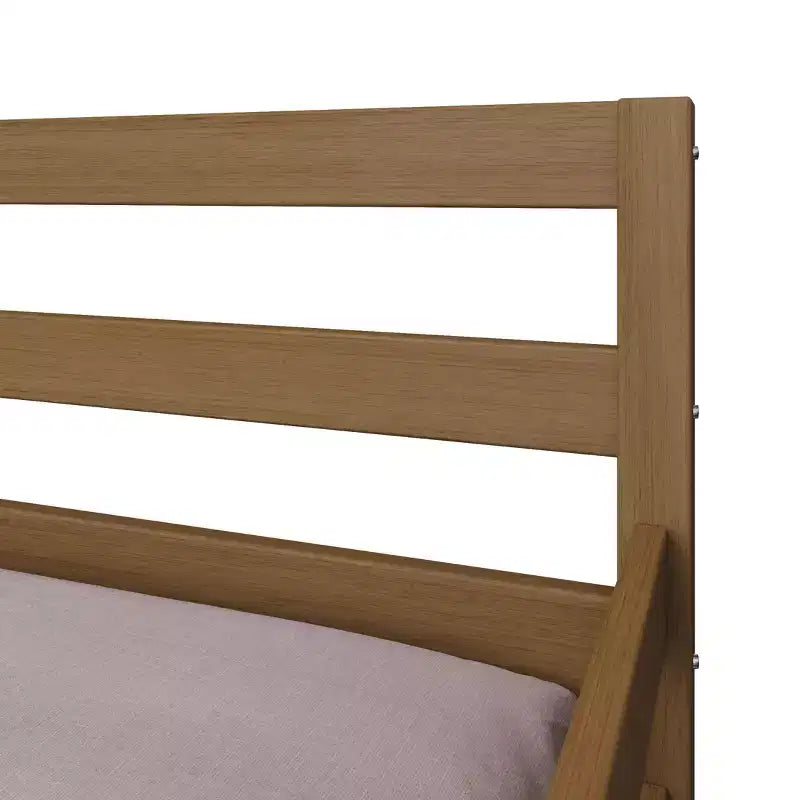 ChaletPosh Letto a Scomparsa in Legno di Dimensioni Singole con Materasso Estraibile