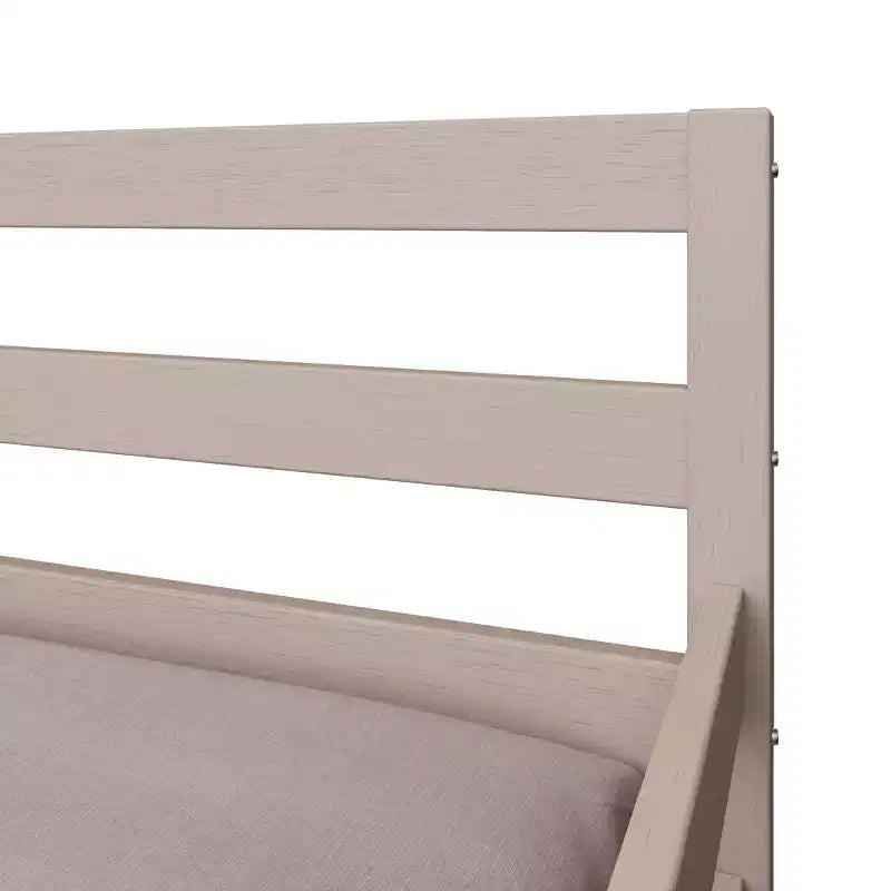 ChaletPosh Letto a Scomparsa in Legno di Dimensioni Singole con Materasso Estraibile